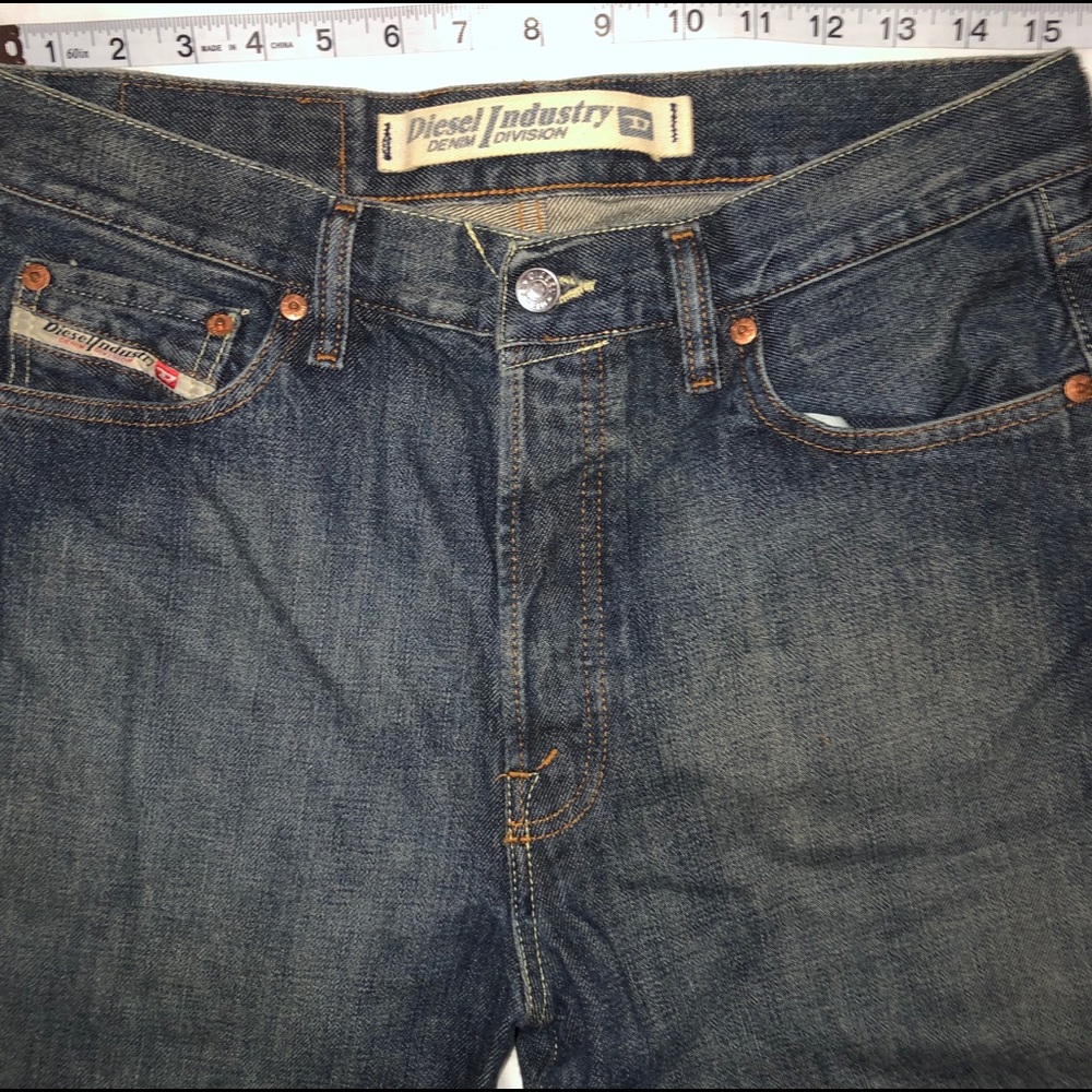 Diesel Industry Denim button fly, tag 31, like new